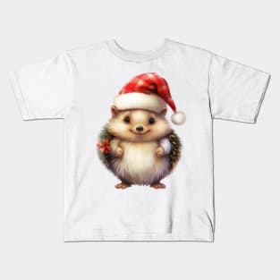 Christmas Hedgehog Kids T-Shirt